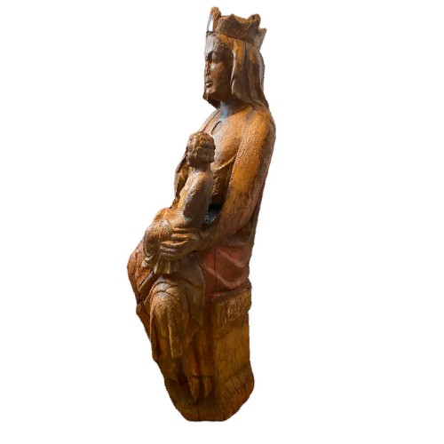 Vierge en majesté de l'art roman vers le gothique - Galerie Ekinium