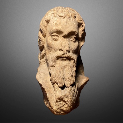 Bust of a Gothic apostle from the workshops of Reims - 