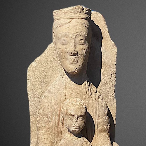 Romanesque Madonna and Child, Sedes Sapientiae - 
