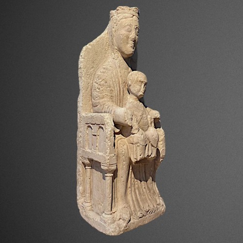 Romanesque Madonna and Child, Sedes Sapientiae - Middle age