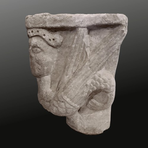 Chapiteau roman figuré, Vallée du Rhône - Galerie Ekinium