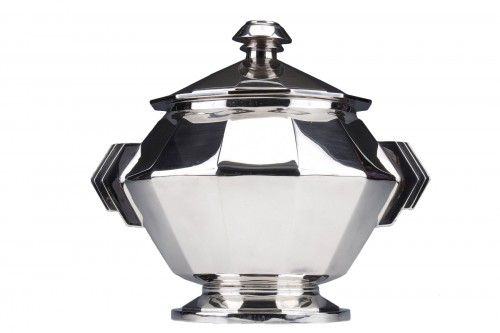 Motti - Art deco solid silver centerpiece , around 927-1932