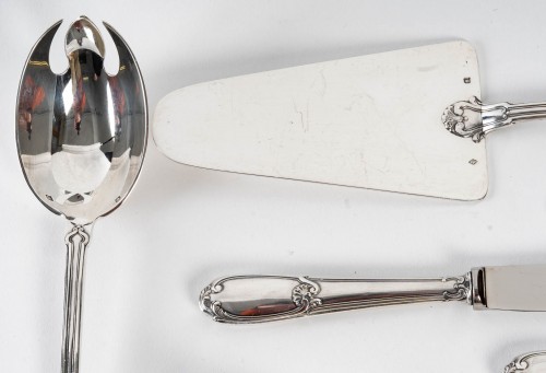 20th century - Henin - Silver cutlery set 120 pieces - Minerva 20th century