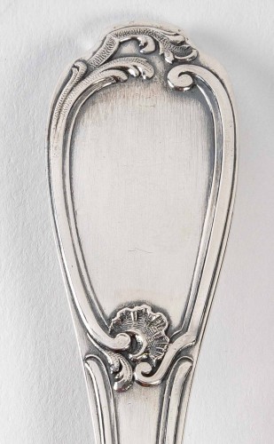 Antiquités - Henin - Silver cutlery set 120 pieces - Minerva 20th century