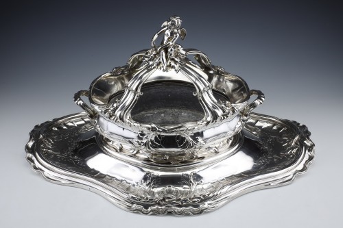 Antique Silver  - Risler et Carré - 19th century sterling silver centerpiece