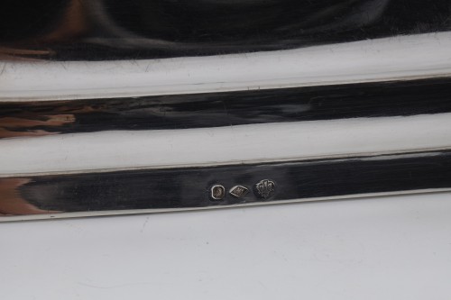 Antiquités - Cardeilhac - Covered vegetable dish in solid silver Art Déco