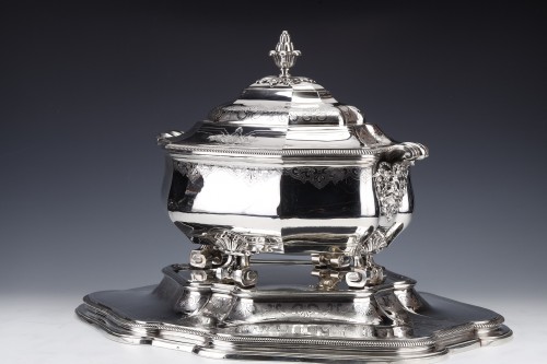 A. Aucoc - Centre de table en argent massif fin XIXe - Emmanuel Redon Silver Fine Art