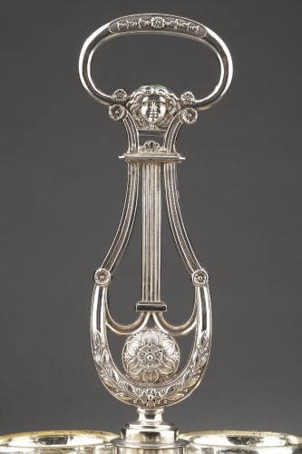 Antique Silver  - Jean-Pierre BIBRON - Servant in solid silver Empire  2nd COQ 1809/1819