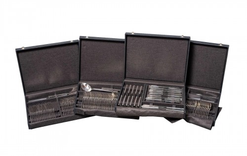 Jean Tetard - menagere de couverts 154 pieces argent art deco