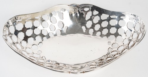 20th century - Souche Lapparra - Basket In Sterling Silver