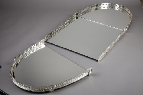XIXe siècle - Surtout de table miroir en 3 parties fin XIXe - attribué à A. Aucoc