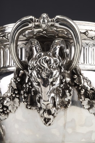 Bointaburet - Important Pair Of Coolers In Sterling Silver XIXe - Napoléon III