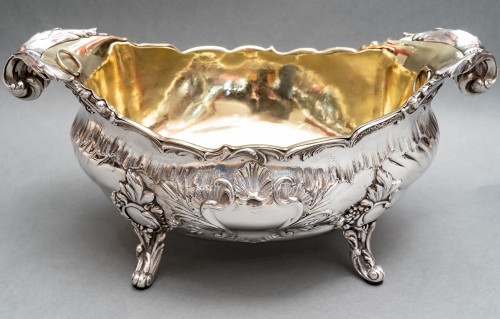 J.B. Francois - Important 19th century solid silver planter - Napoléon III