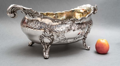 Napoléon III - J.B. Francois - Important 19th century solid silver planter