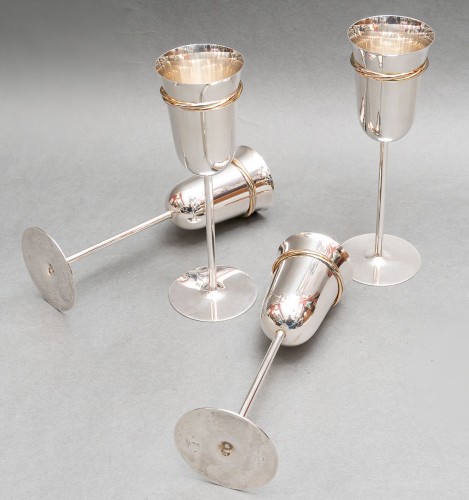 Antique Silver  - Silversmith Cartier -  Hanap in sterling silver 20th century