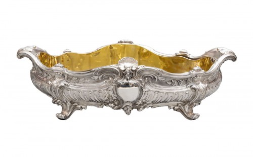 Odiot - Large 19th century solid silver planter
