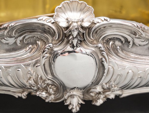Antique Silver  - Odiot - Large 19th century solid silver planter