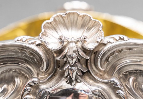 19th century - Odiot - Large 19th century solid silver planter