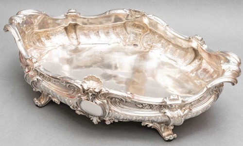 Antiquités - Odiot - Large 19th century solid silver planter