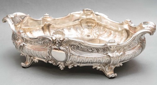 Antiquités - Odiot - Large 19th century solid silver planter