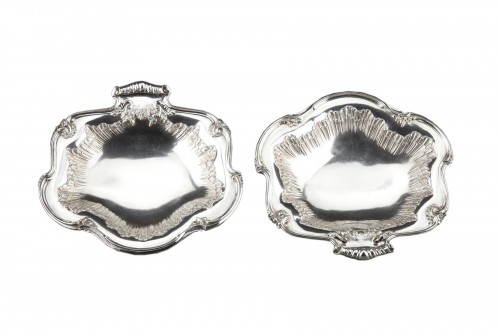 Bointaburet - Pair of solid silver displays from the late 19th 