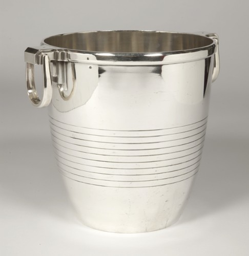 Campenhout - Art Deco period solid silver wine cooler - Antique Silver Style Art Déco