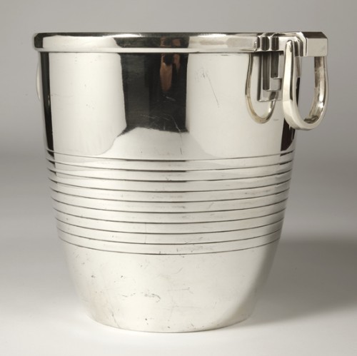 Antiquités - Campenhout - Art Deco period solid silver wine cooler