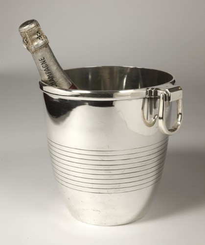 Antiquités - Campenhout - Art Deco period solid silver wine cooler