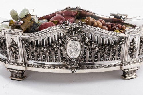 Tetard - Jardiniere in solid silver late 19th century - Antique Silver Style Napoléon III
