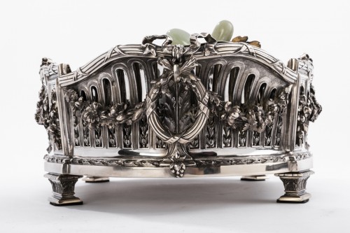 19th century - Tetard - Jardiniere in solid silver late 19th century