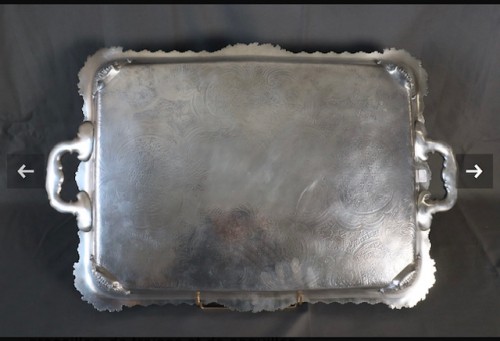 Louis-Philippe - Charles Nicolas Odiot - Important solid silver tray circa 1840/1860