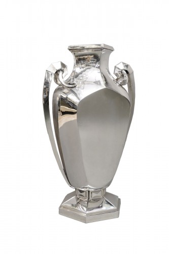 Boulenger - Art Déco solid silver vase circa 1925/1930