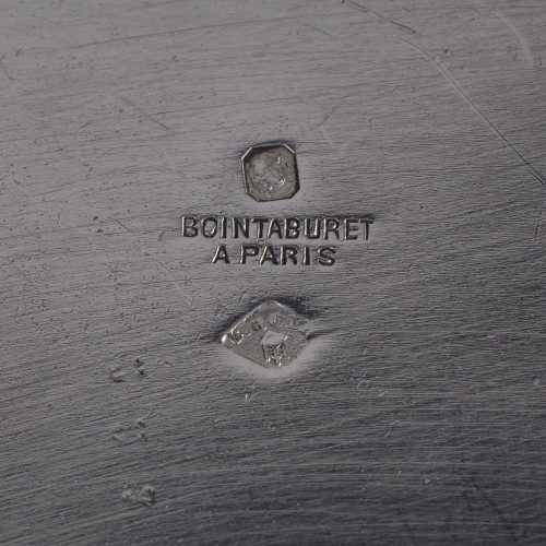 BoinTaburet - Suite de 4 dessous de bouteilles en argent massif fin XIXe - Argenterie et Orfèvrerie Style Napoléon III