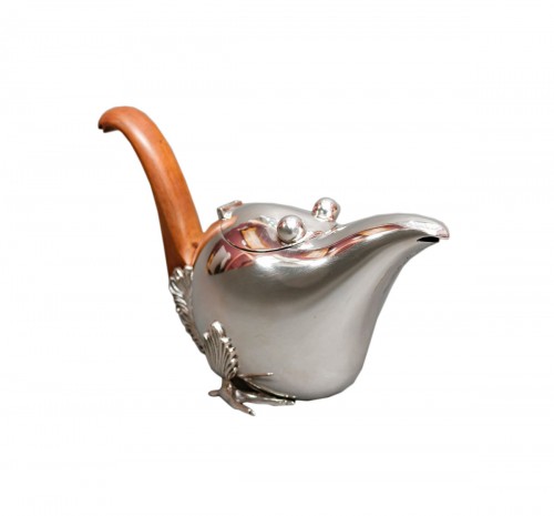 De Vecchi - Zoomorphic jug in sterling silver Art déco period