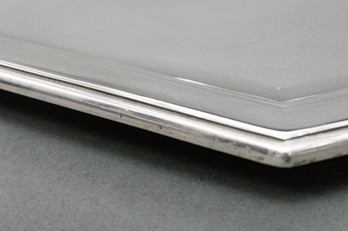 Tetard Frères - ART DECO solid silver tray circa 1930 - Art Déco