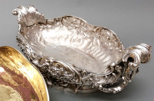 Napoléon III - TIFFANY &amp; Co – Important 19th century solid silver planter