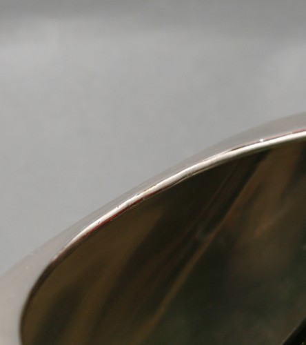 XXe siècle - De Vecchi – Rafraichissoir/ Vase en argent massif design Italien 1970