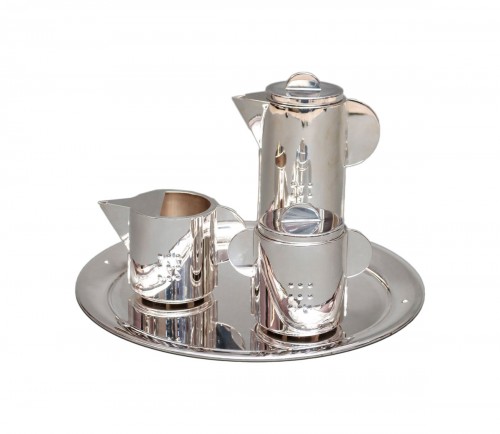 Cleto Munari ( Born in 1930) minimalist silver service