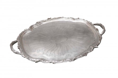 ODIOT - Oval tray circa 1860/1880