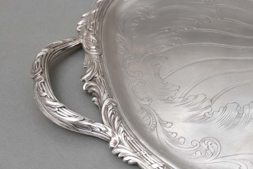 Antique Silver  - ODIOT - Oval tray circa 1860/1880