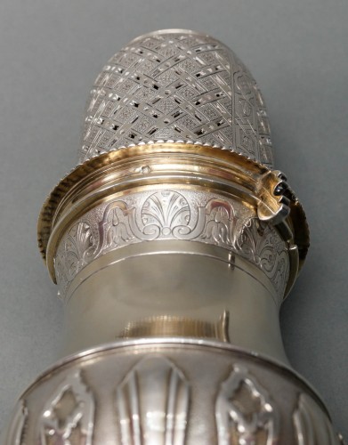 Napoléon III - A.AUCOC – Solid silver sprinkler circa 1880