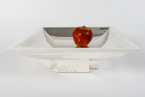 20th century - D. Garrido – Square centerpiece in sterling silver 20th century