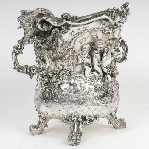Antiquités - Berthold Muller - Silver champagne bucket London 1895