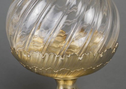 XIXe siècle - Gustave Odiot – Paire d’aiguières en cristal et vermeil Circa 1870/1880