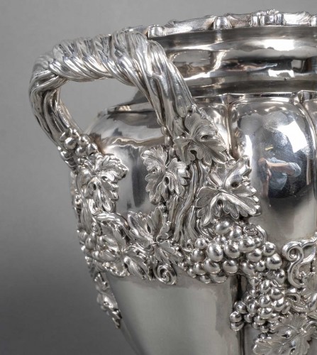 silverware & tableware  - Charles Nicolas Odiot – Silver cooler from the Charles X period circa 1818/