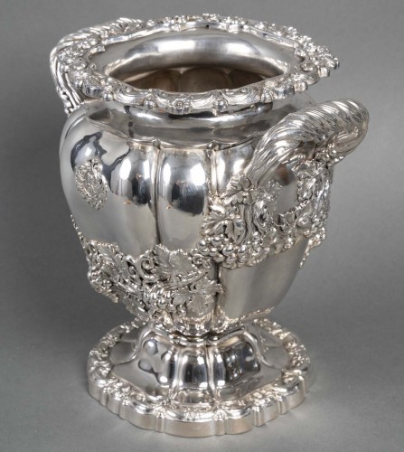 XIXe siècle - Charles Nicolas Odiot – Rafraichissoir en argent d’époque Charles X vers 1818-1838