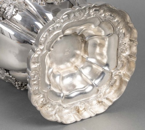Antiquités - Charles Nicolas Odiot – Rafraichissoir en argent d’époque Charles X vers 1818-1838