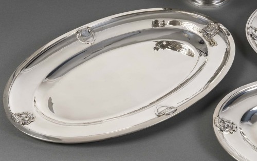 J.Piault & R. Linzeler - Platerie en argent 10 pièces de forme fin XIXe - Emmanuel Redon Silver Fine Art