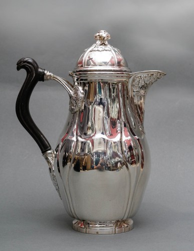 Lelièvre (eugène-alfred) – Cafetière Cafetière en argent massif Tiffany 1880 - Argenterie et Arts de la table Style Art nouveau
