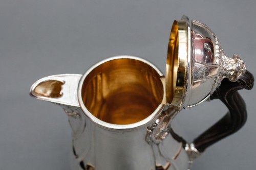 Lelièvre (eugène-alfred) – Cafetière Cafetière en argent massif Tiffany 1880 - Emmanuel Redon Silver Fine Art